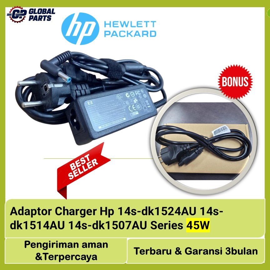 Adaptor Charger Hp 14s-dk1524AU 14s-dk1514AU 14s-dk1507AU Series