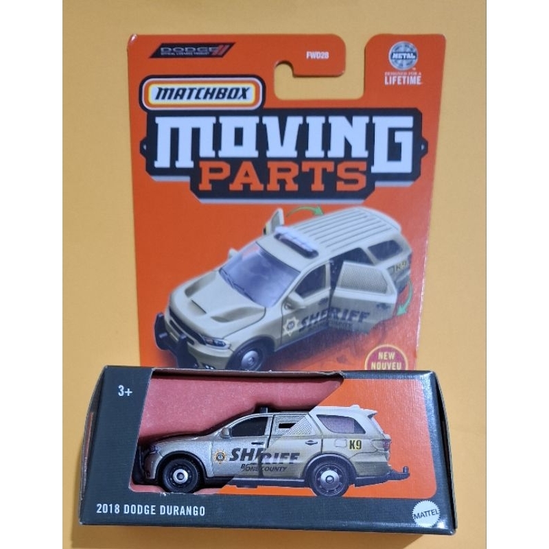 Matchbox Moving Parts 2018 Dodge Durango