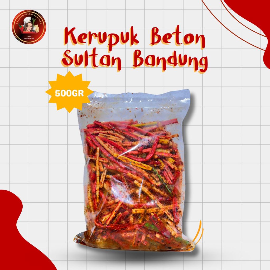 

Kerupuk Beton Sultan Bandung - 500GR