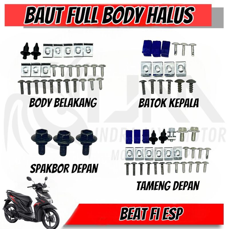 Baut Full Body halus Beat fi esp / Baut Fullset Body halus Beat fi esp 2017-2020