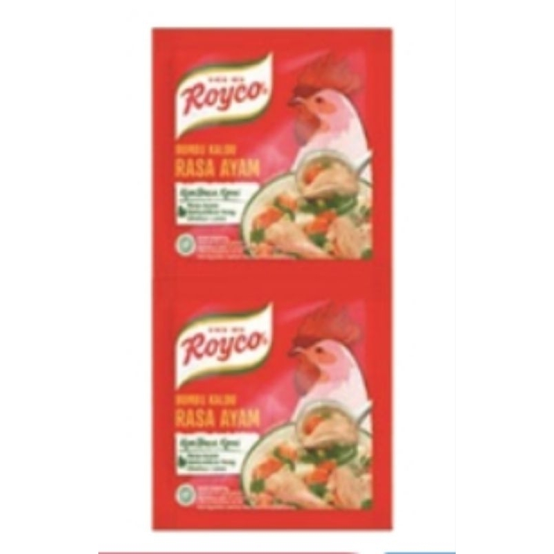 

ROYCO BUMBU PELEZAT SERBAGUNA AYAM PCK 12x8g /1 renteng