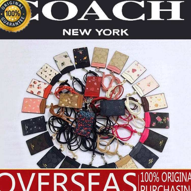 

Borong Murah Coach Card Holder ID Lanyard Name Tag 54 Styles lanyard Kartu kerjapemegang kartu id originalname tag holder