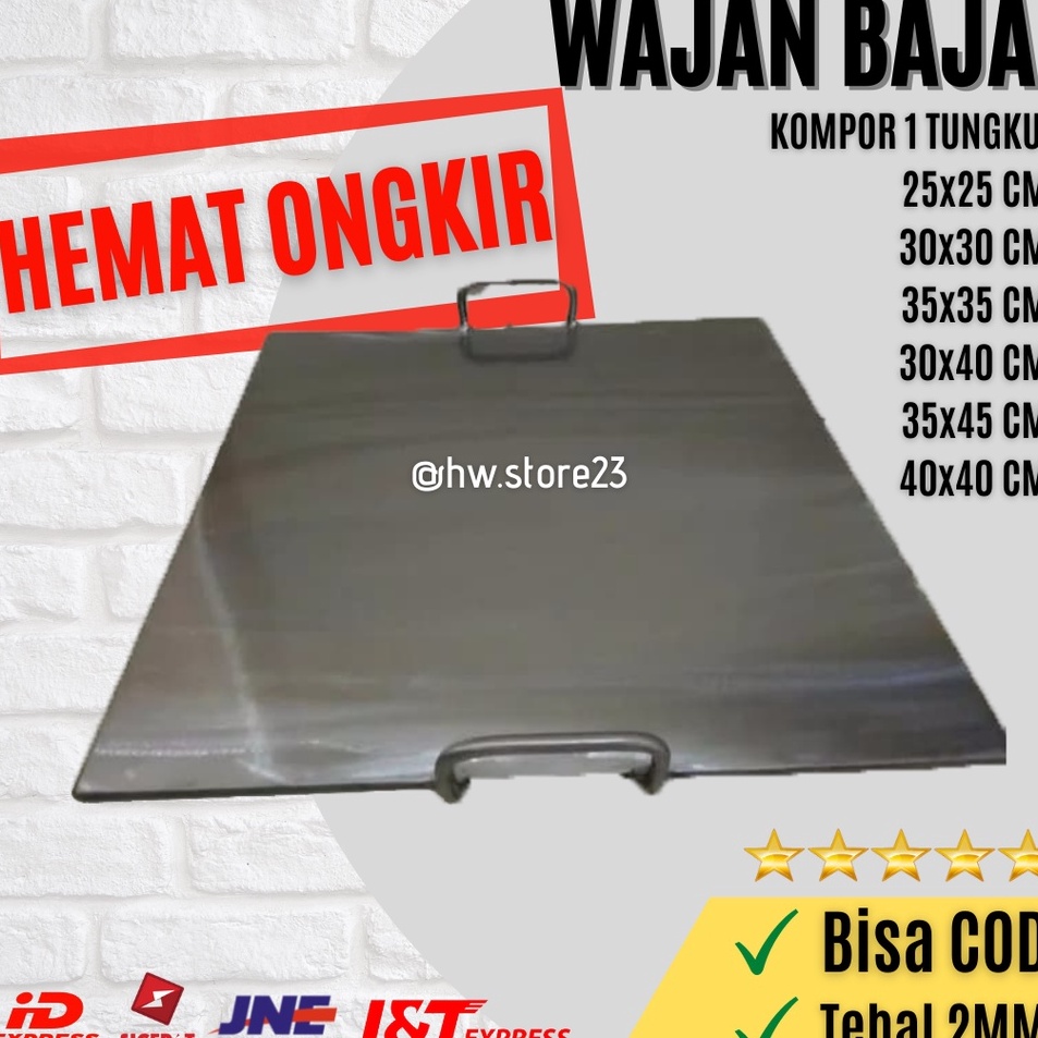 Promo Terbatas  BAJA 2MM HEMAT WAJAN ROTI BAKAR WAJAN BURGER  WAJAN SOSIS  WAJAN ROTI  WAJAN KEBAB