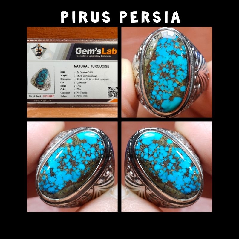 CINCIN BATU AKIK PIRUS PERSIA LAWASAN
