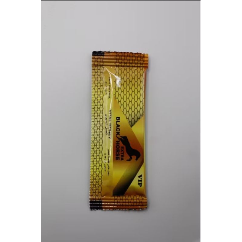 

Black Horse Extra vital honey ori 100% Eceran 12 sachet