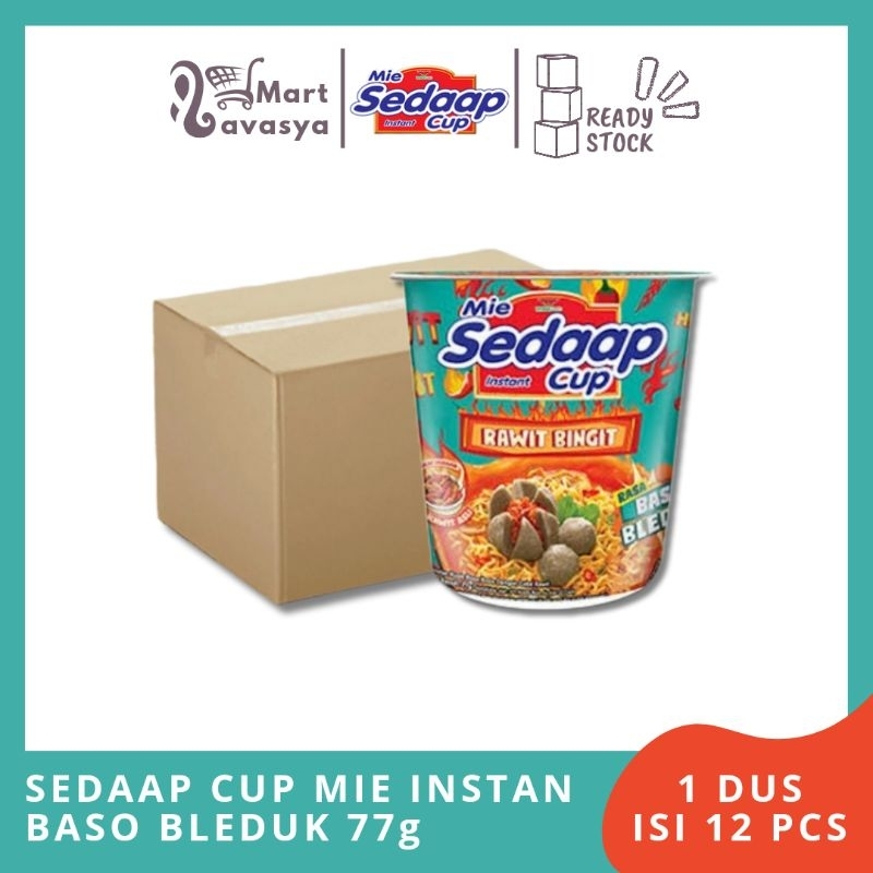 

SEDAAP CUP MIE INSTAN BASO BLEDUK 77g- 1 DUS ISI 12 PCS - KOTA BANDUNG - LAVASYA MART