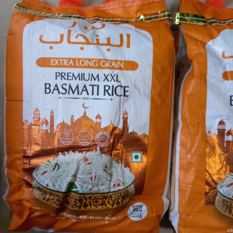 

PROMO TERMURAH BERAS BASMATI INDIA " NOOR PUNJAB " kemasan 5 kg ORIGINAL