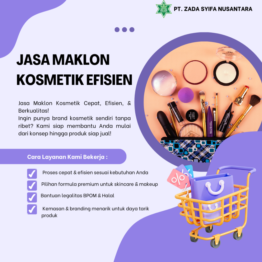 Jasa Maklon Kosmetik Efisien