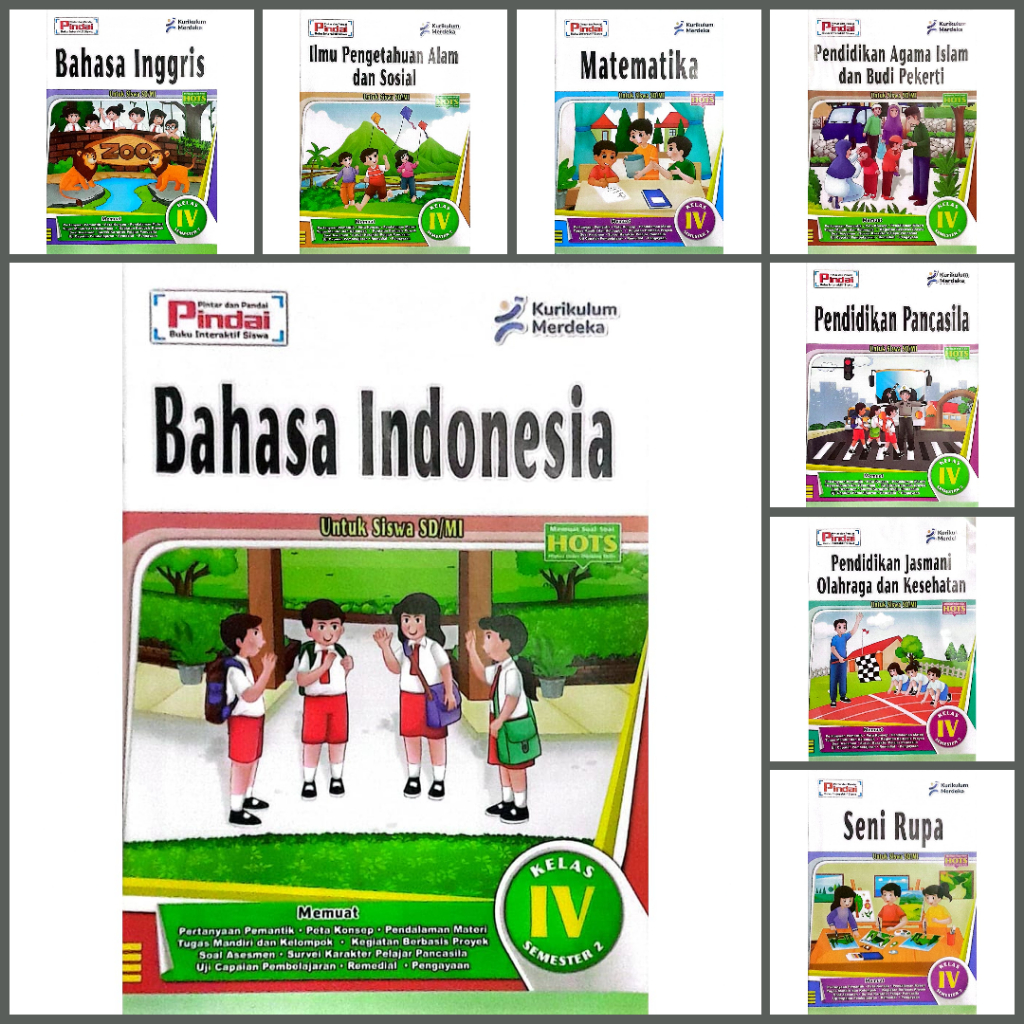 LKS PINDAI KELAS 4 SD SEMESTER 2 KURIKULUM MERDEKA CV ARYA DUTA