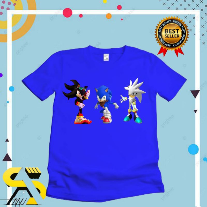 BAJU ANAK KAOS ANAK SONIC
