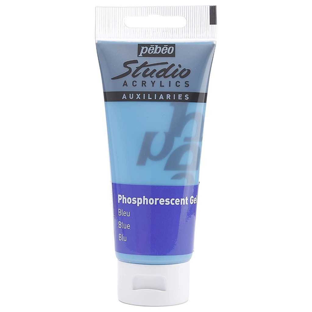 

Gramedia Surabaya - Pebeo Studio Acrylic Phosphorescent Gel Medium Fosfor Blue