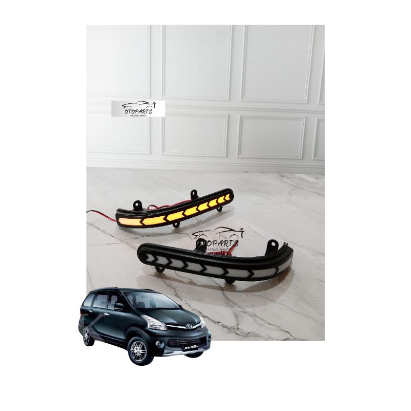 LAMPU REFLEKTOR LED LAMPU COVER SEIN SPION MOBIL ALL NEW XENIA TAHUN 2012 AND UP RUNNING SEIN