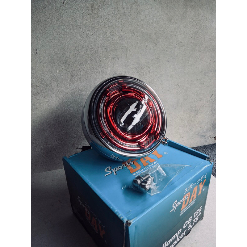 LAMPU BILED DAY SET BATOK CB125 RGB BILET SET BATOK CB 125 DAY BATOK CB125 SET LAMPU BILED BY SPORTS
