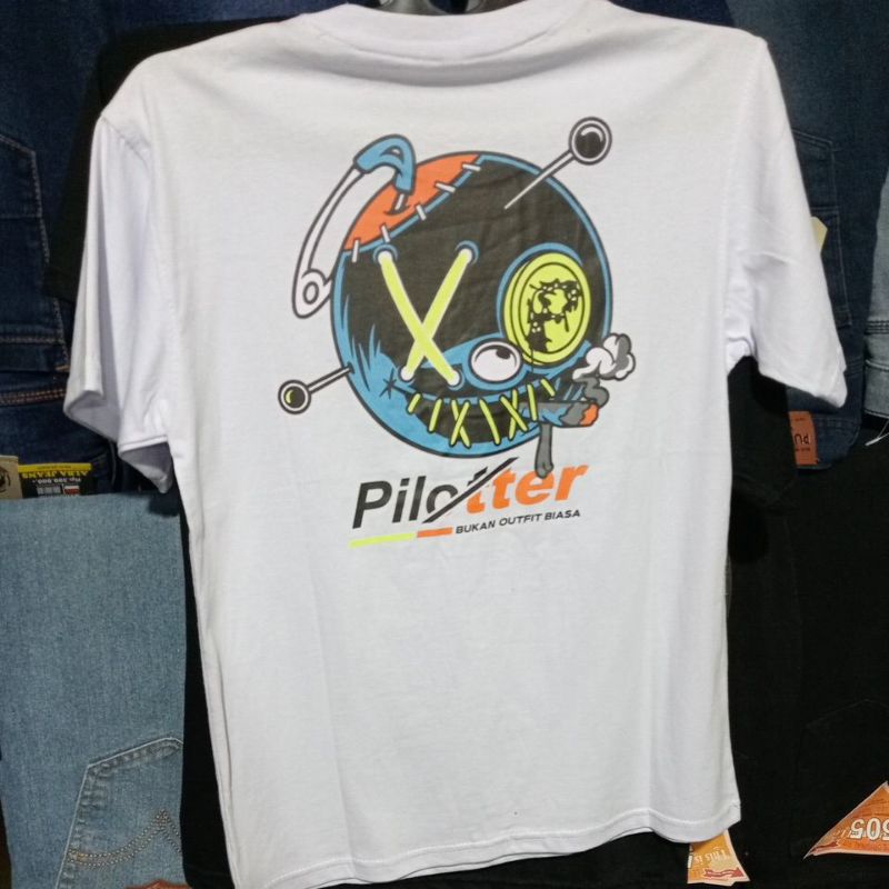 Kaos Pendek Piloter Putih