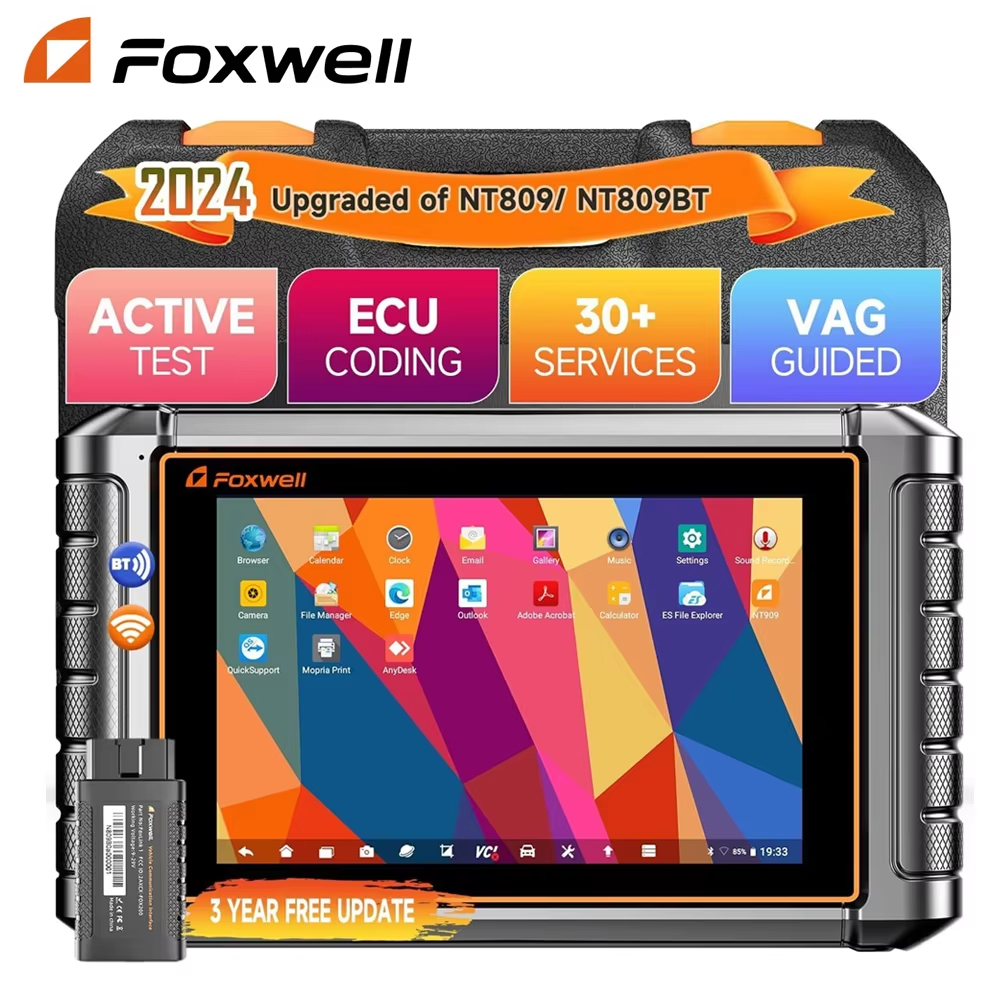 FOXWELL NT909 Professional Obd2 Bluetooth Obd2 Scanner Car Scanner Car Diagnosis Odb2 Car Diagnostic