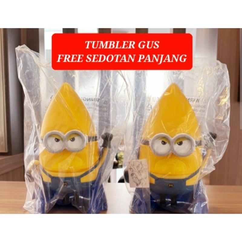 tumbler minion botol minum sedotan minions popcorn bucket karakter minions botol minum minion pit cr