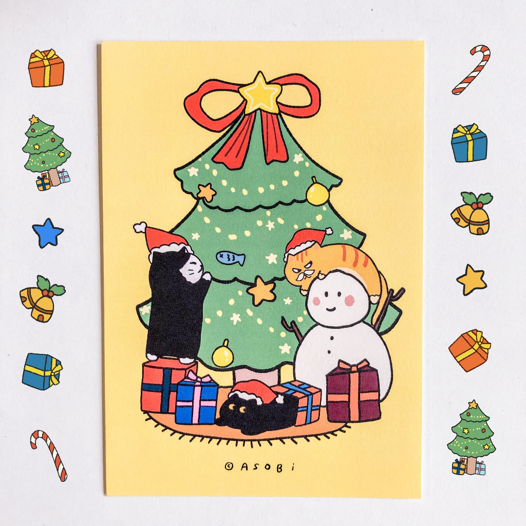 

Asobi Postcard - Christmas Edition