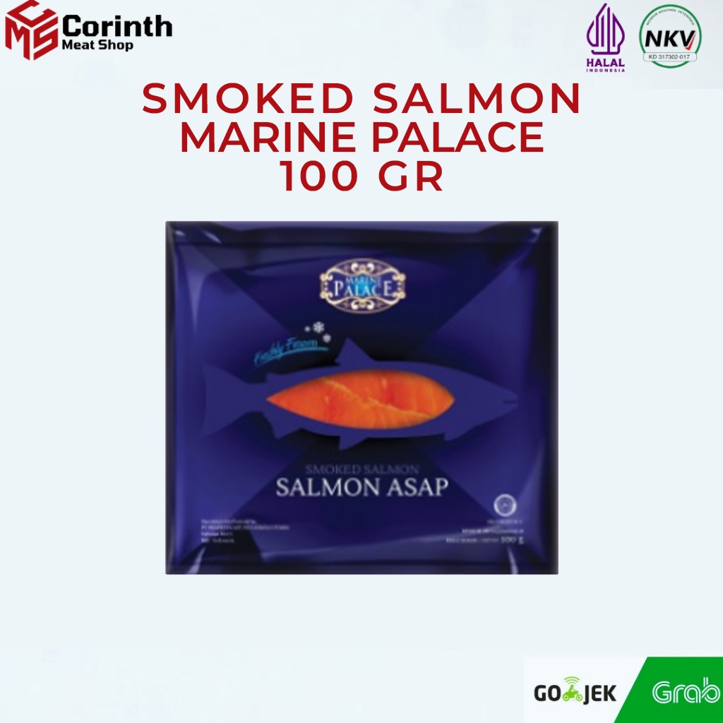 

SALMON ASAP - SMOKED SALMON MARINE PALACE 100 GRAM - HALAL - PREMIUM