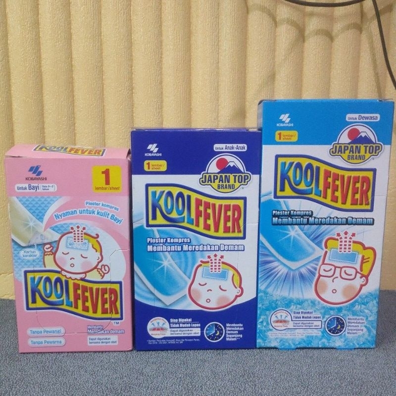 KOOL FEVER BAYI/KOOL FEVER ANAK/KOOL FEVER DEWASA TERMURAH ORIGINAL