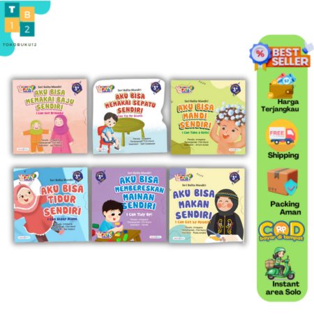 Buku Cerita Seri Balita Mandiri Bilingual Untuk Usia 3 Tahun keatas Lingkar Media