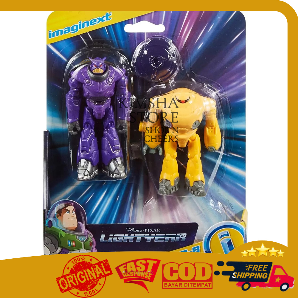 Zurg & Zyclops Imaginext Fisher-Price Mainan Anak Figure Robot Disney Pixar Buzz Lightyear Fisher Pr