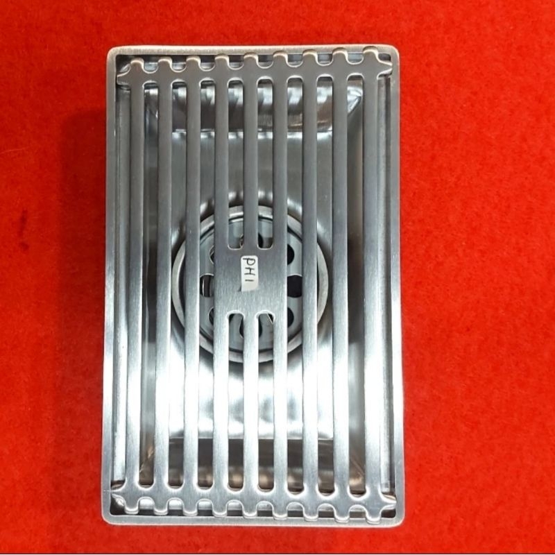Floor drain Stainless steel persegi panjang.