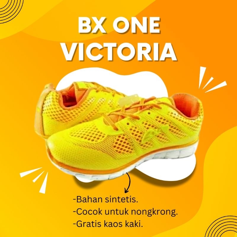 Sepatu Sneaker Wanita BX One Victoria Ori Gratis Kaos Kaki