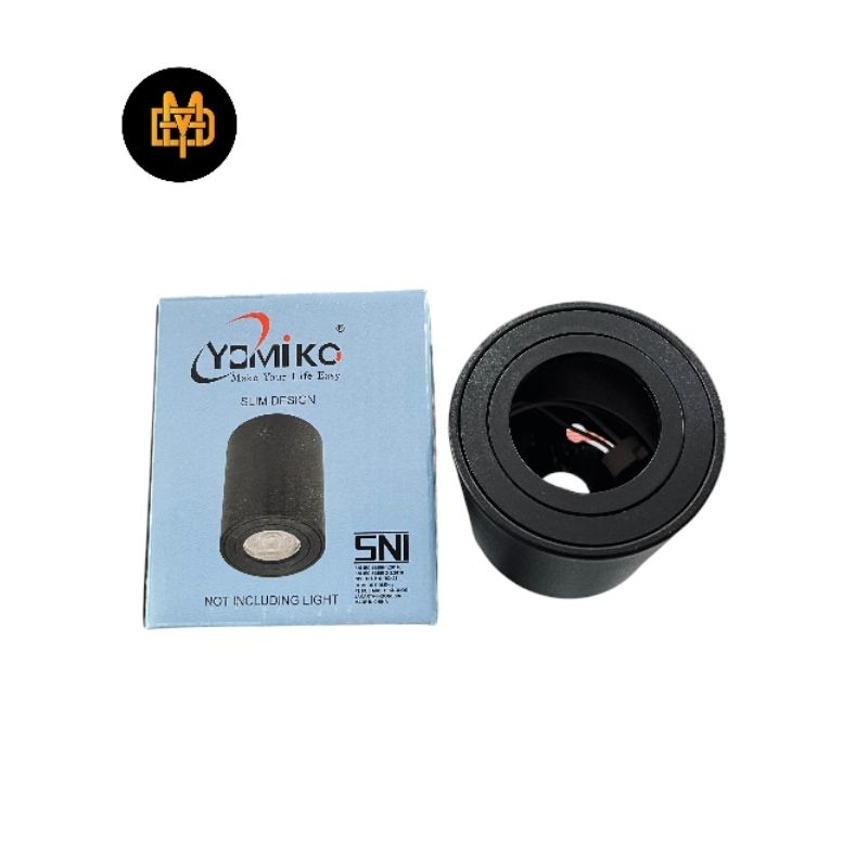 Downlight Yumiko Outbow Bulat Hitam & Putih
