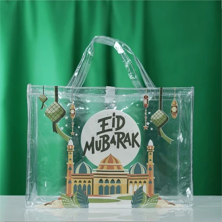 

Tas Souvenir Lebaran Mika Transparan Hampers Cookies Parcel Lebaran Selamat Hari Raya Paper Bag Jumbo