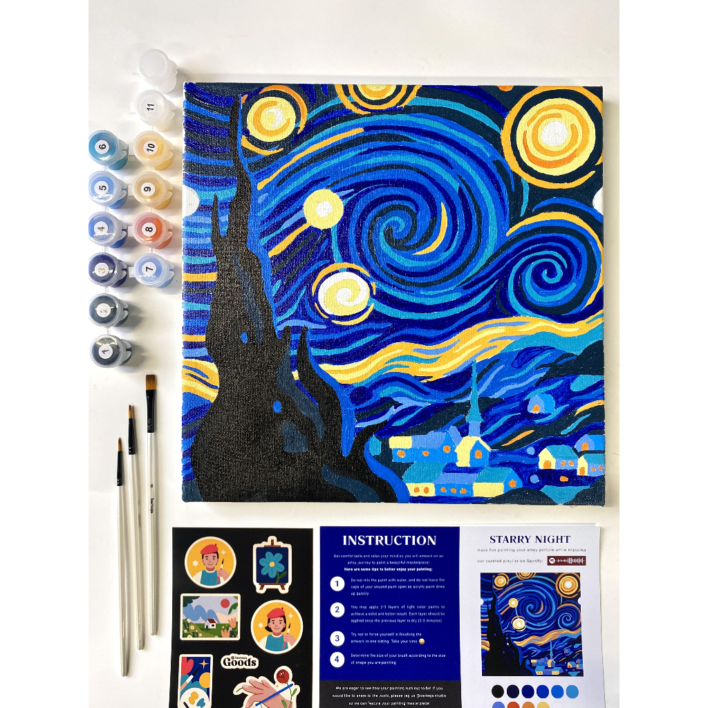 

Paint By Number - Starry Night