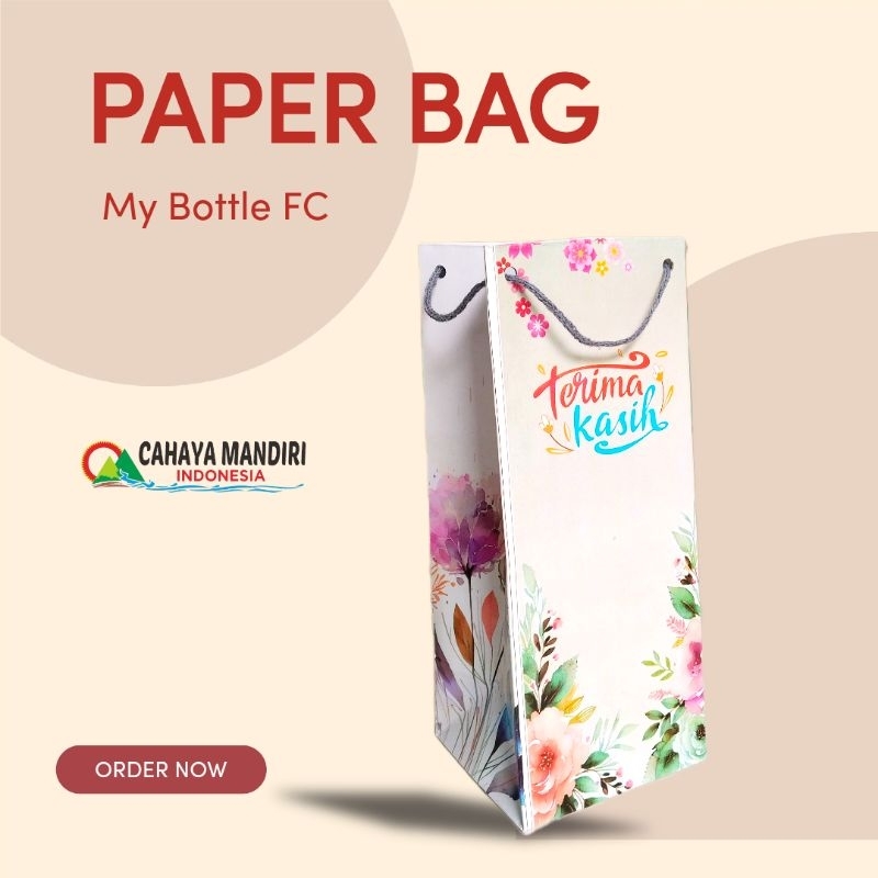 

PAPERBAG MY BOTTLE FC (size 10x10x25) PAPERBAG HAJATAN DAN SOVENIR