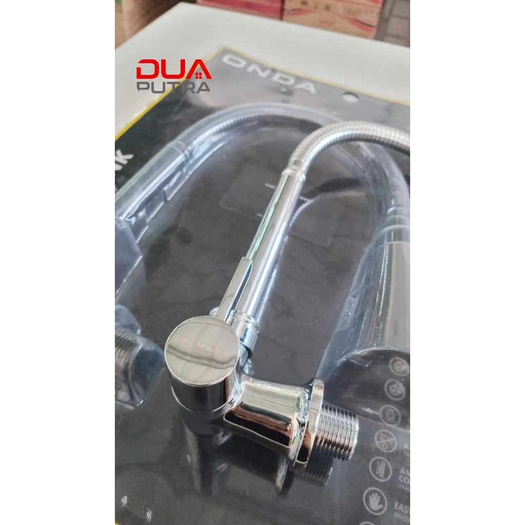 KRAN CUCI PIRING MERK ONDA BENTUK TEROMPET FLEKSIBLE