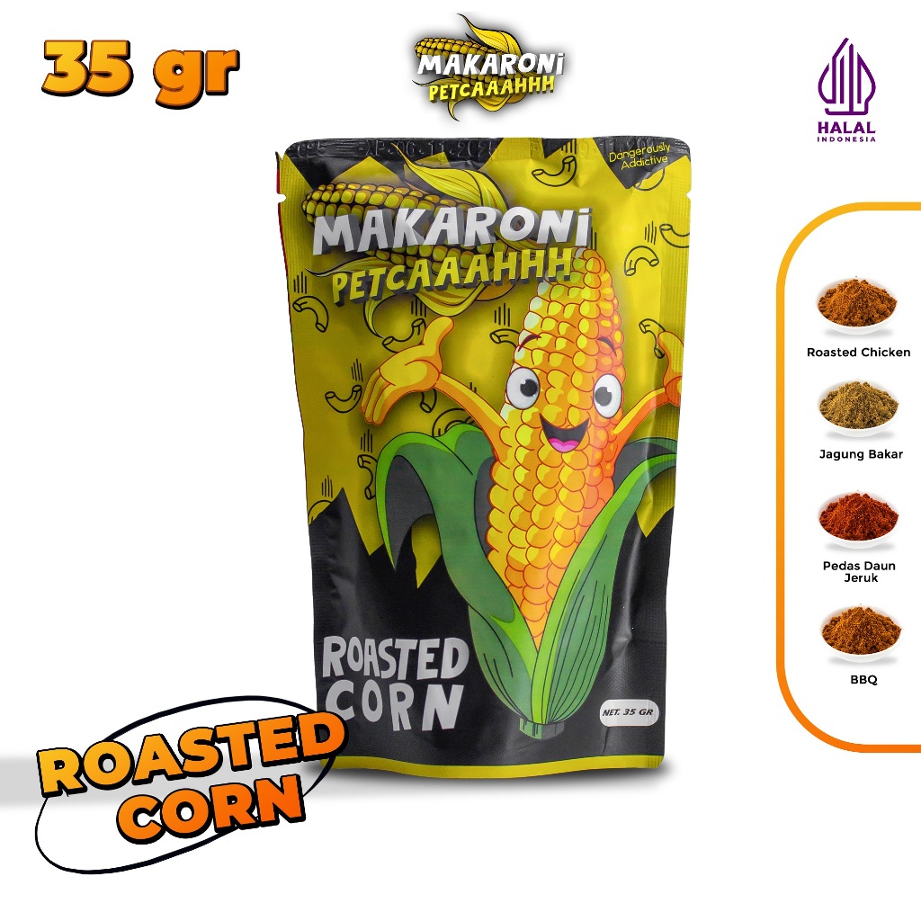 

Makaroni Pecah Rasa Jagung Bakar Snack dan Makanan Ringan Macaroni Crispy Tidak Bantet dan Keras