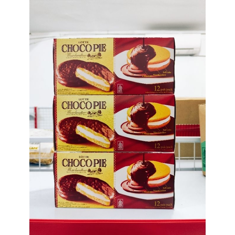 

Lotte Choco Pie (1 pack isi 12 pcs)