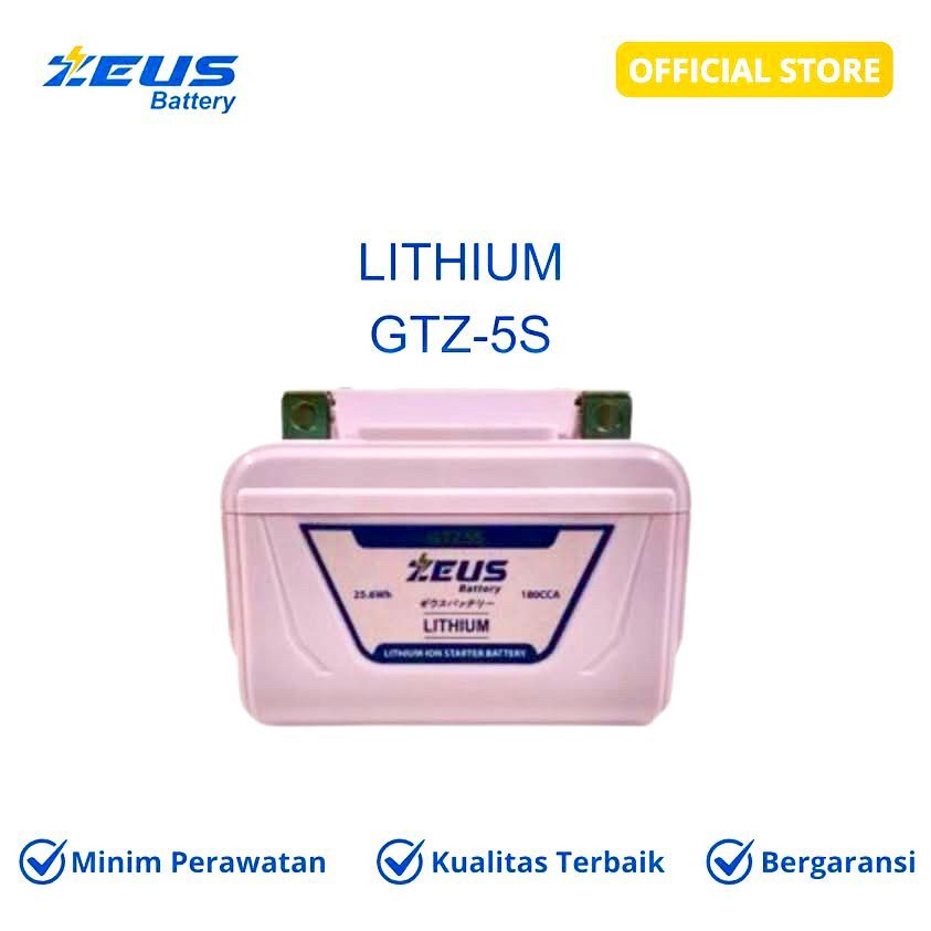 Aki Motor Lithium GTZ5S ZEUS BATTERY Original Starter Battery