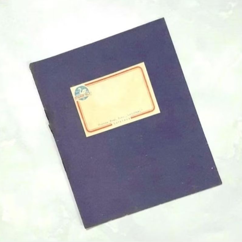 Buku Tulis Jadul Sampul Biru Tua SWAN