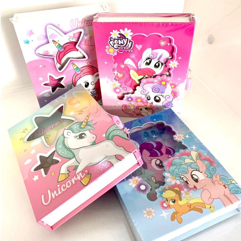 

buku diary kunci gembok 64K BT21 character lucu