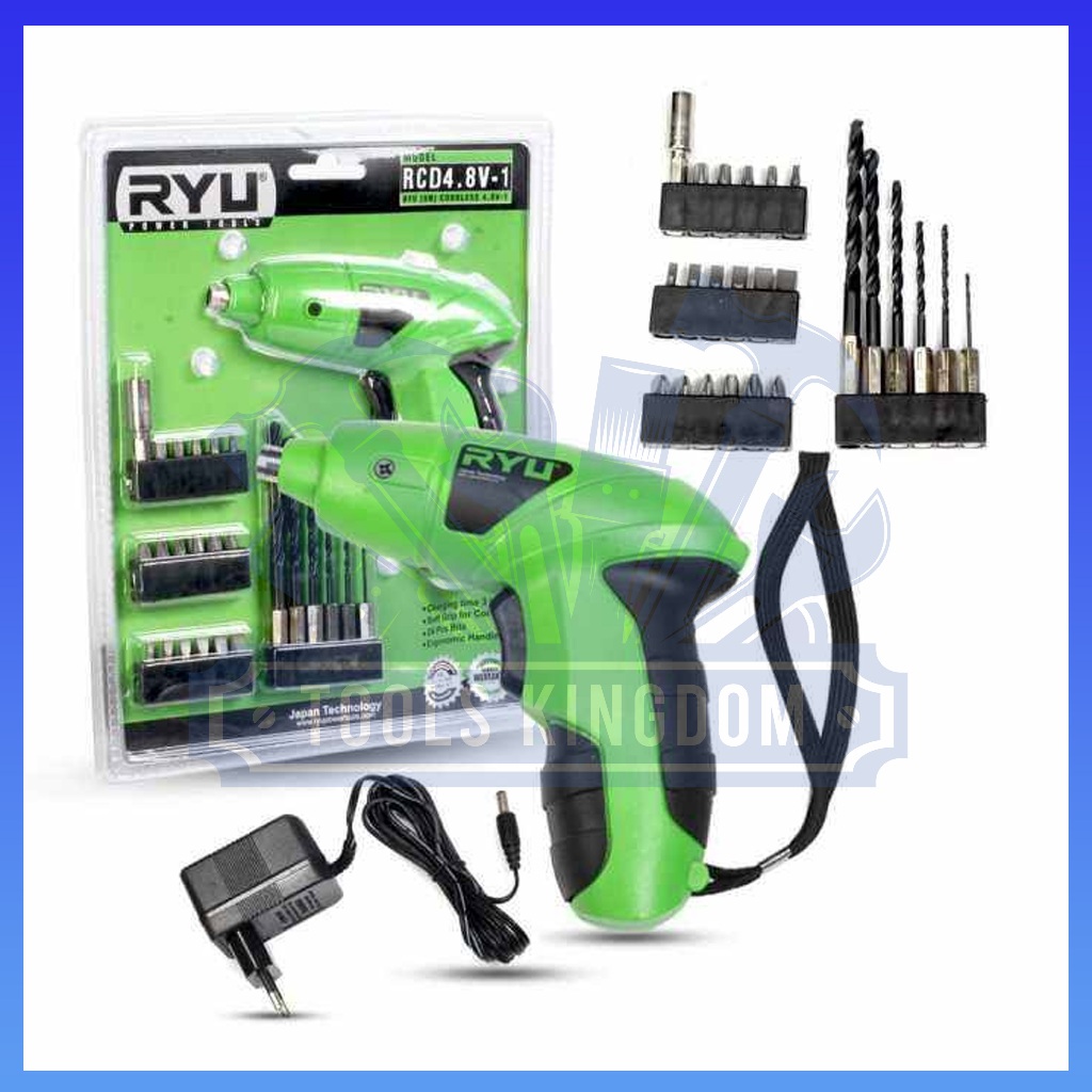 Mesin Bor Charge RYU RCD4.8V-1 - Ryu Mesin Bor Cordless - Mesin Bor