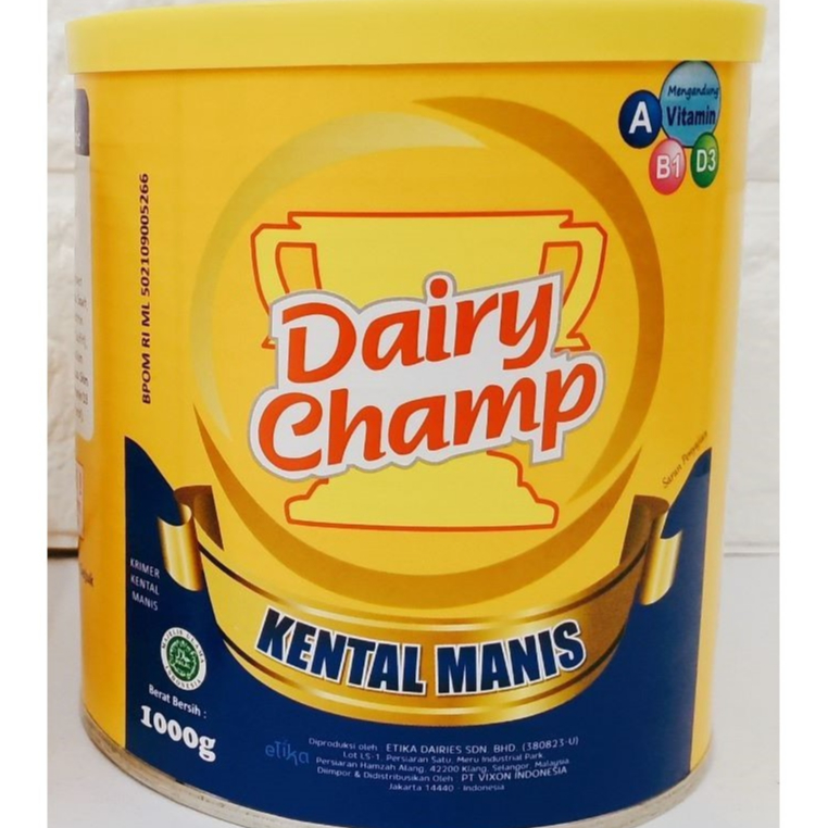 

Dairy Champ Susu SKM Kaleng 1 KG