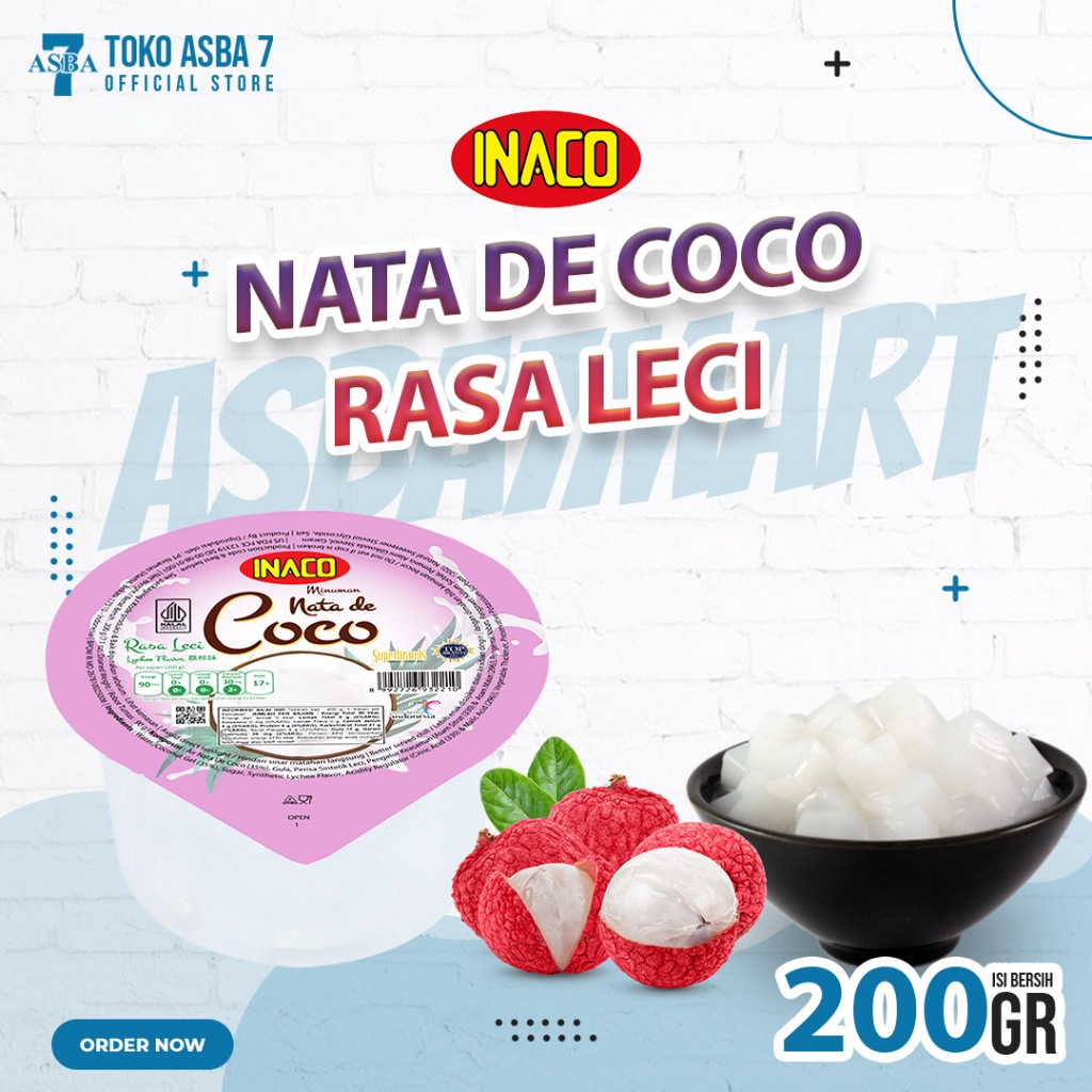 

INACO NATA DE COCO RASA LECI 200G