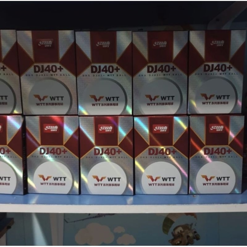 Bola Tenis Meja 3 bintang DHS WTT baruOriginal 100 persen