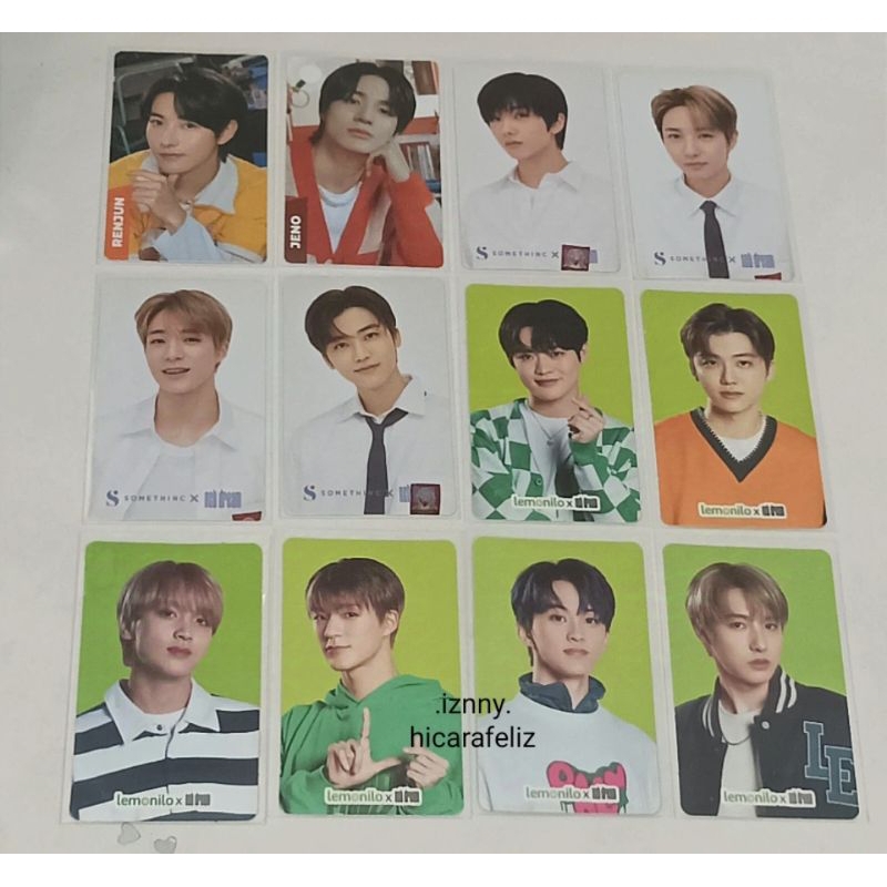 NCT DREAM Photocard renjun jeno jisung jaemin mark chenle TosTos somethinc lemonilo