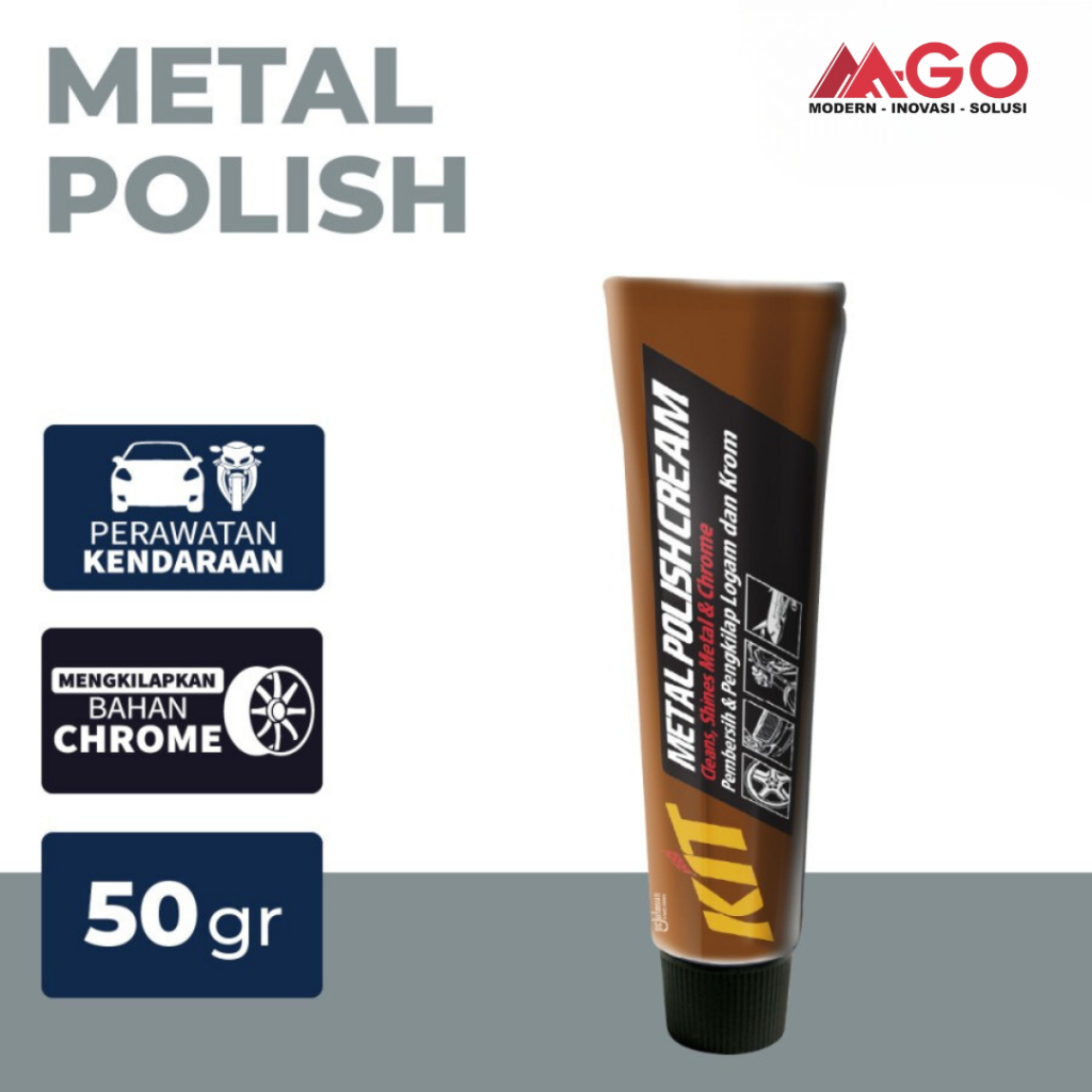Kit Metal Polish 50g / Pasta Poles Besi / Poles Logam