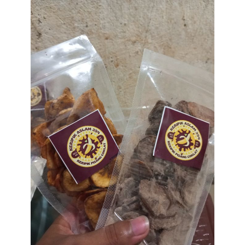 

keripik pisang coklat
