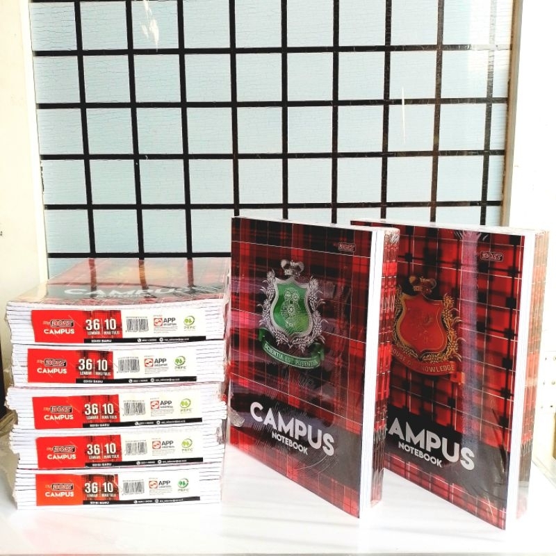 

Buku Tulis Campus Big Boss 36 Lembar ( Pak 10 Buku ) RB9