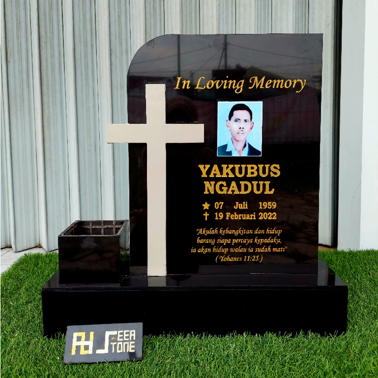 SEEA - GTH- C-B-E 60X60 - BATU NISAN MAKAM CUSTOM SALIB GRANIT TILE TERMURAH GARANSI PECAH + PACKING