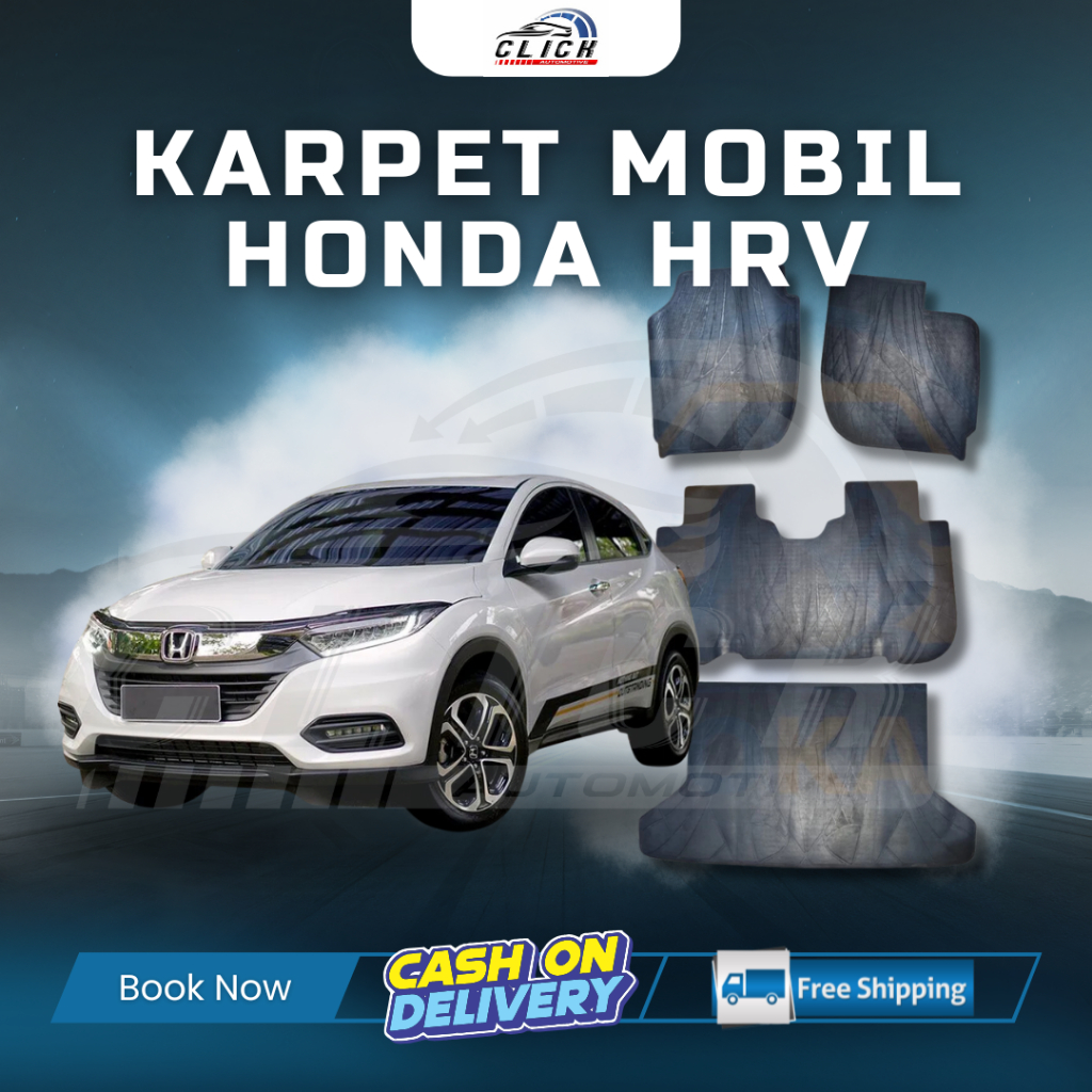 Karpet Mobil Karet HRV / Karpet Lantai Karet Mobil Honda HRV