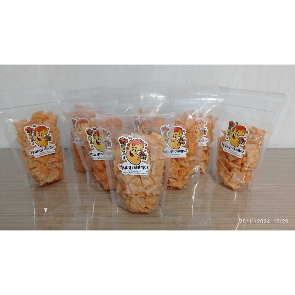 

Keripik Pangsit / Kulit Pangsit Goreng Renyah Gurih / Jajan/ Camilan / Snack / Makaronimoz uk sedang