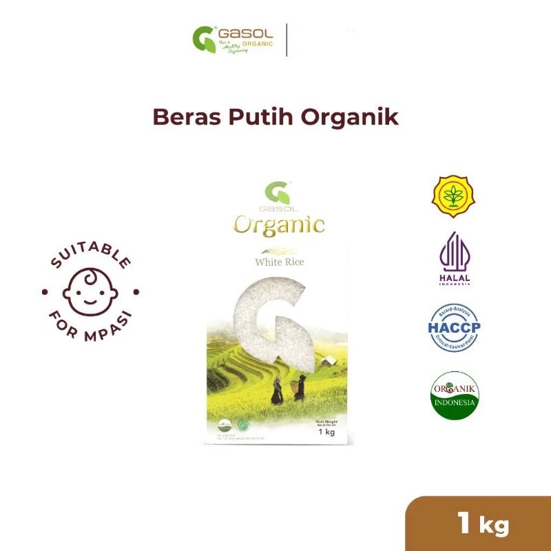 

GASOL BERAS ORGANIK 1kg BERAS MPASI BAYI