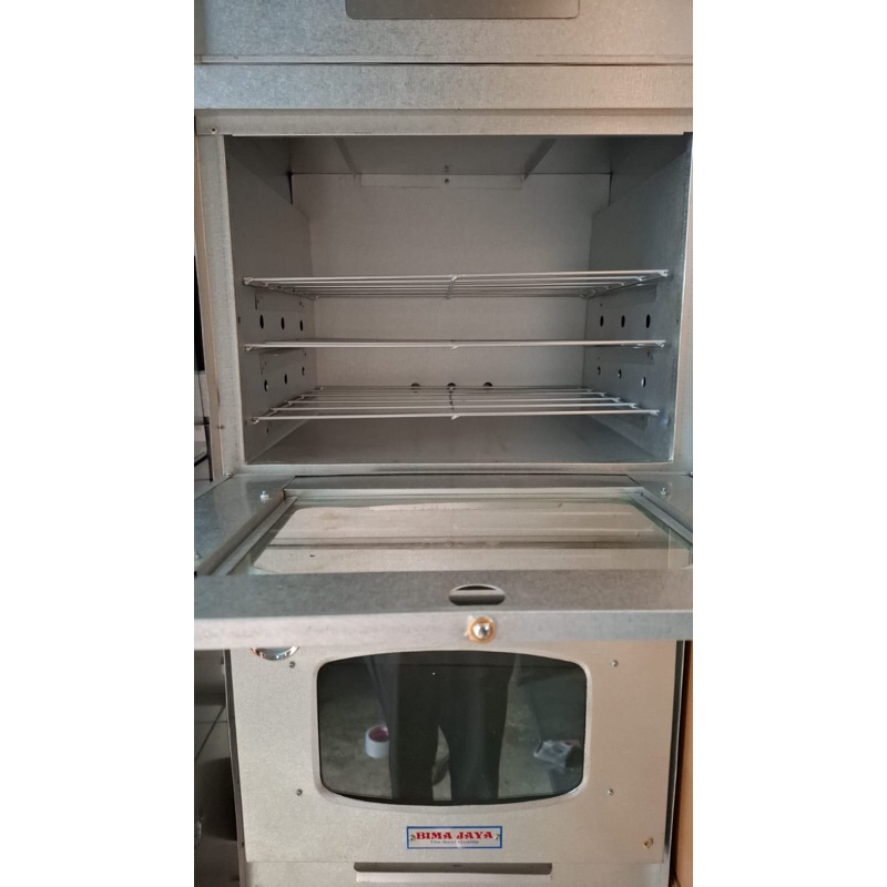 (SUSUN 3) Oven TM Bima Jaya dengan termometer (Petunjuk Suhu) / Oven Tangkring